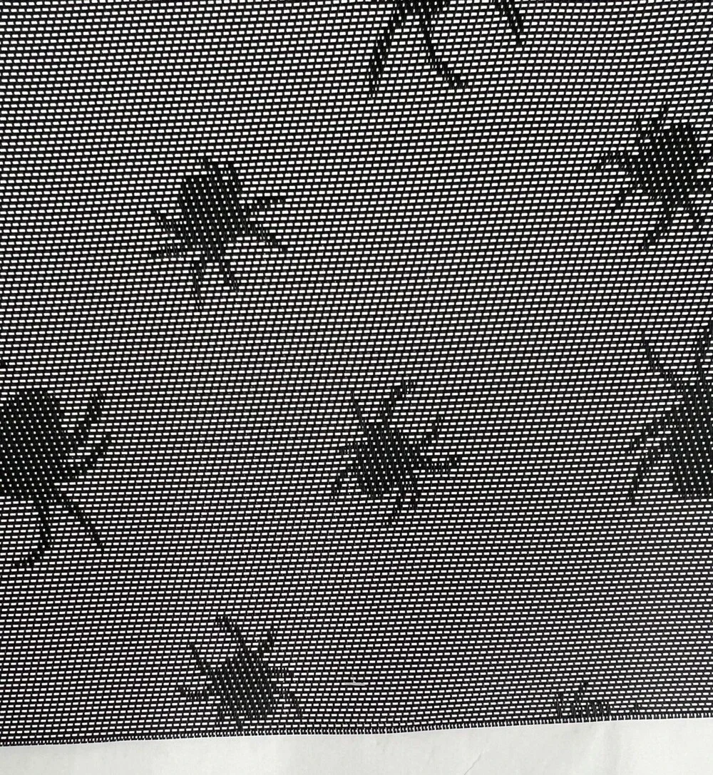 SPOOKY HOLLOW Dinner Placemats 4 Pack Spider Print Halloween Black White 19